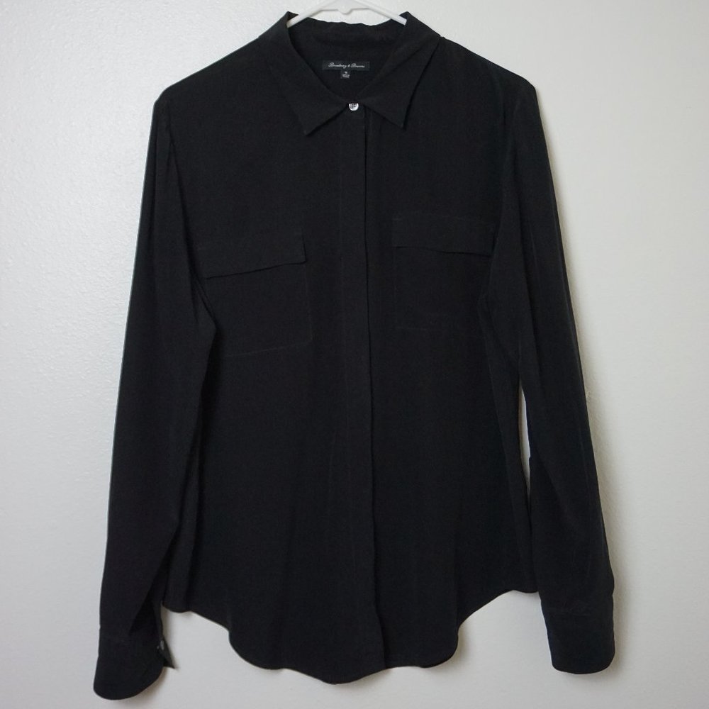 Madewell Collared Button Up Long-Sleeve Dress